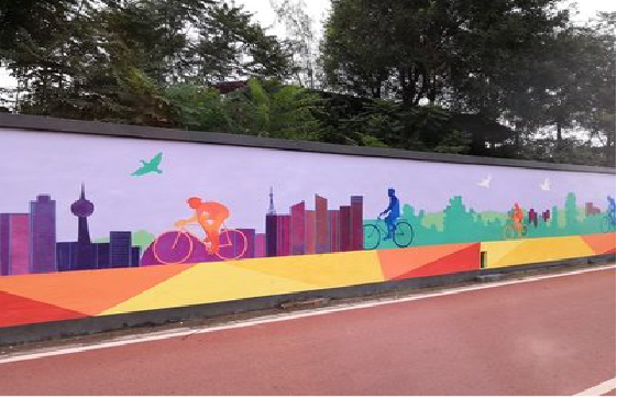 马鞍山墙体彩绘-围墙