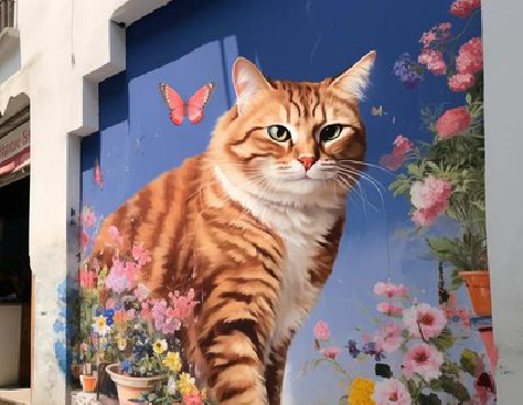 马鞍山自己绘制有个性的手绘墙