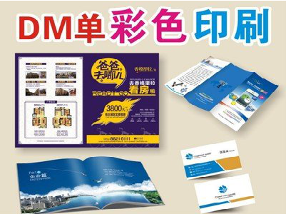 马鞍山单页印刷，色彩搭配简单。